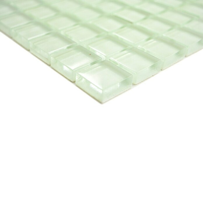 Mosaikfliese Quadrat Crystal XCM 8SE09 (30 x 30 cm, Weiß, Glänzend) | BAUHAUS