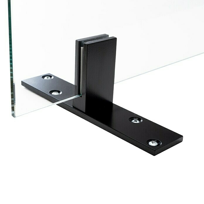 Room Plaza Standfuß (200 x 40 mm, Schwarz, Passend für: Room Plaza Hygieneschutzglas)