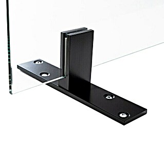 Room Plaza Standfuß (200 x 40 mm, Schwarz, Passend für: Room Plaza Hygieneschutzglas)