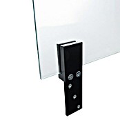 Room Plaza Thekenhalter (150 x 40 mm, Schwarz, Passend für: Room Plaza Hygieneschutzglas)