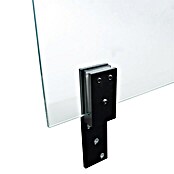 Room Plaza Thekenhalter (150 x 40 mm, Schwarz, Passend für: Room Plaza Hygieneschutzglas)