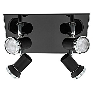 Eglo LED-Deckenleuchte TAMARA 1 (13,2 W, Schwarz, Transparent, Warmweiß)