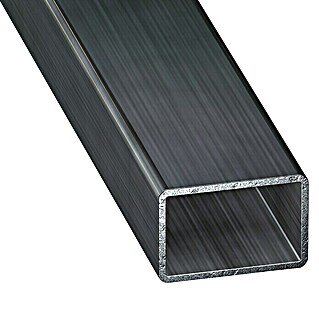 Kantoflex Rechteckrohr (L x B x H: 2 000 x 40 x 27 mm, Stärke: 1,5 mm, Kaltgewalzter Stahl, Blank)