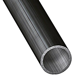 Kantoflex Rundrohr (Ø x L: 20 x 2 000 mm, Kaltgewalzter Stahl, Schwarz, Blank)