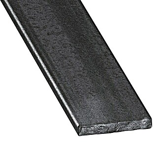 Kantoflex Flachstange (L x B: 2 000 x 30 mm, Stärke: 2 mm, Warmgewalzter Stahl, Schwarz, Blank)