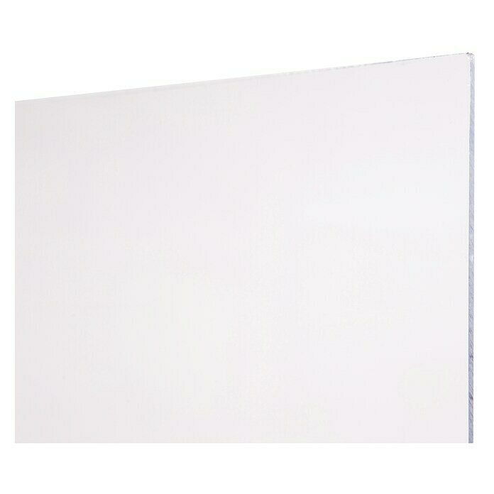 Placa de policarbonato compacto (2 m x 1,3 m x 5 mm, Policarbonato, Transparente)