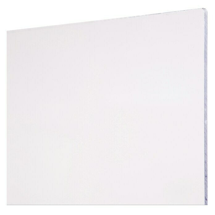 Placa de policarbonato compacto (2 m x 1,3 m x 2,5 mm, Policarbonato, Transparente)