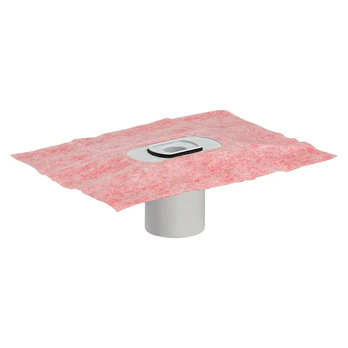Camargue Duschrinne - 30 cm - 100 cm, Edelstahl - Dachablauf mit Abdichtungsbahn für eine sichere und dauerhafte Verbindung. Sorgt für optimalen Schutz vor Wasserschäden am Dach.