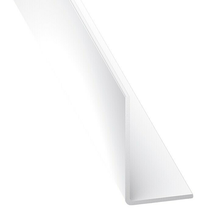 Kantoflex Winkelprofil (L x B x H: 2.000 x 40 x 10 mm, Stärke: 1 mm, PVC, Weiß)
