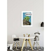 Komar Star Wars Wandbild Comic Quote Yoda (50 x 70 cm, Vlies)