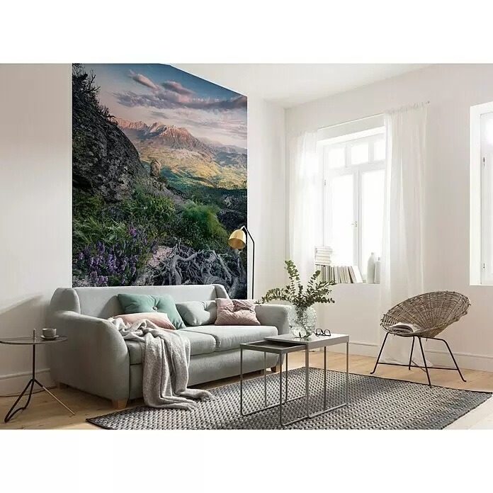 Komar Stefan Hefele Edition 2 Fototapete Flowering Tales - 4 -tlg., B x H: 200 x 280 cm, Vlies - Stimmungsaufnahme