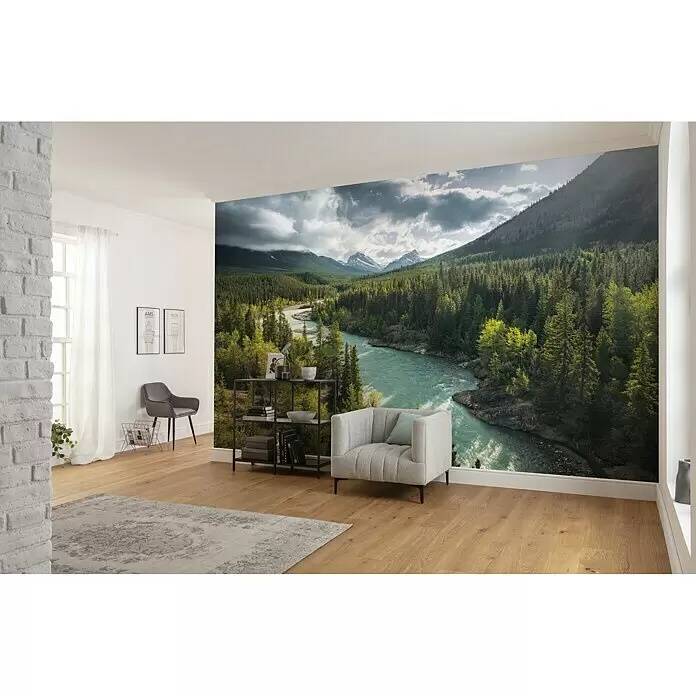 Komar Stefan Hefele Edition 2 Fototapete Wild Canada - 9 -tlg., B x H: 450 x 280 cm, Vlies - Stimmungsaufnahme