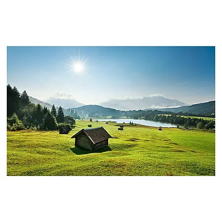 Komar Stefan Hefele Edition 2 Fototapete Bergwiese vor Karwendel