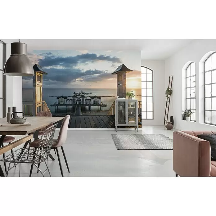Komar Stefan Hefele Edition 2 Fototapete Magisches Sellin - 9 -tlg., B x H: 450 x 280 cm, Vlies - Stimmungsaufnahme