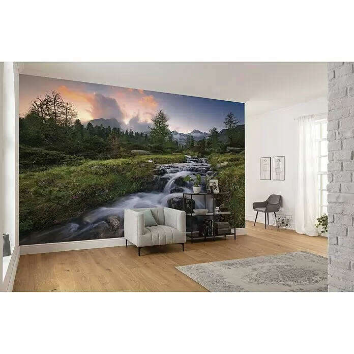 Komar Stefan Hefele Edition 2 Fototapete Wild Paradise - 9 -tlg., B x H: 450 x 280 cm, Vlies - Stimmungsaufnahme