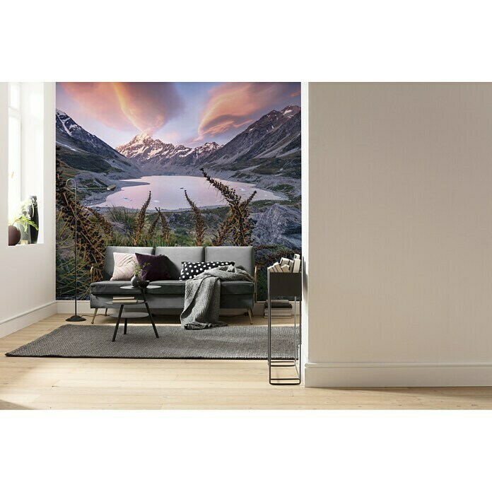 Komar Stefan Hefele Edition 2 Fototapete Momentum Lord of the Mountain (9-tlg., 450 x 280 cm, Vlies)