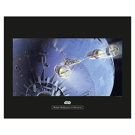 Komar Star Wars Poster RMQ Death Star Attack