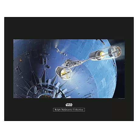 Komar Star Wars Poster RMQ Death Star Attack