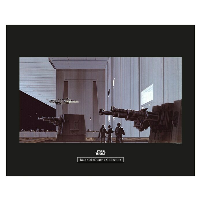 Komar Star Wars Poster RMQ Death Star Hangar 