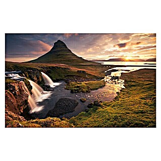 Komar Stefan Hefele Edition 2 Fototapete Guten Morgen auf Isländisch (8 -tlg., B x H: 400 x 250 cm, Vlies)
