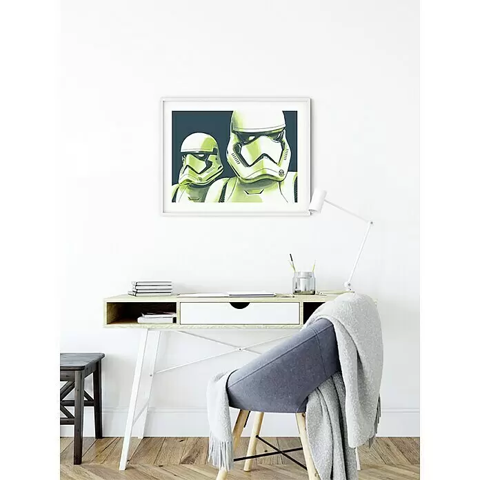 Komar Star Wars Poster Faces Stormtrooper - Star Wars, B x H: 50 x 40 cm - Stimmungsaufnahme