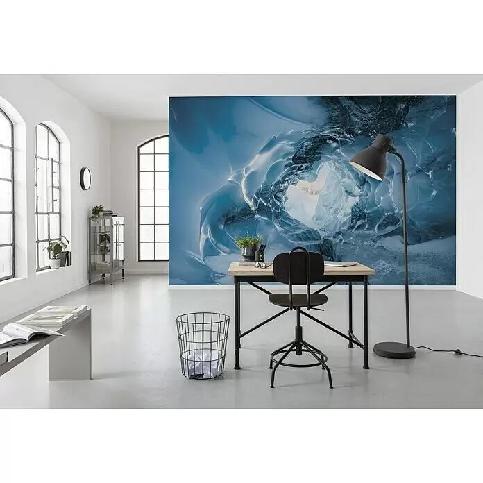 Komar Stefan Hefele Edition 2 Fototapete The Eye of the Glacier - 9 -tlg., B x H: 450 x 280 cm, Vlies - Stimmungsaufnahme