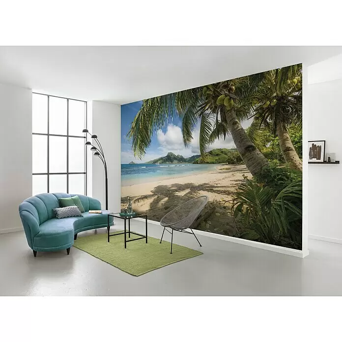 Komar Stefan Hefele Edition 2 Fototapete Strandoase Südsee - 9 -tlg., B x H: 450 x 280 cm, Vlies - Stimmungsaufnahme