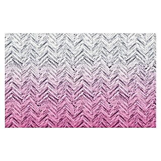 Komar Infinity Fototapete Herringbone Pink (4 -tlg., B x H: 400 x 250 cm, Vlies)