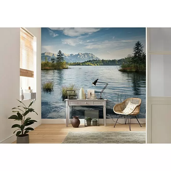 Komar Stefan Hefele Edition 2 Fototapete Am Ende des Tages - 9 -tlg., B x H: 450 x 280 cm, Vlies - Stimmungsaufnahme
