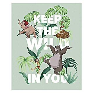 Komar Disney Edition 4 Poster Jungle Book Keep the Wild (Disney, B x H: 40 x 50 cm)