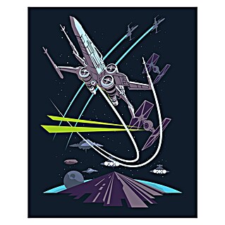 Komar Star Wars Poster Vector X-Wing (Star Wars, B x H: 50 x 70 cm)