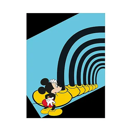 Komar Disney Edition 4 Poster Mickey Mouse Foot Tunnel