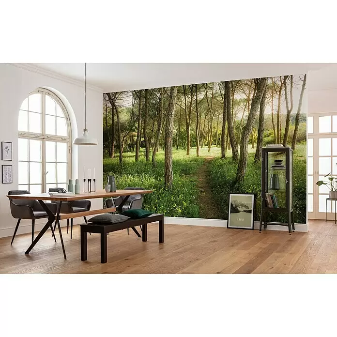 Komar Stefan Hefele Edition 2 Fototapete Blütenzauberwald - 9 -tlg., B x H: 450 x 280 cm, Vlies - Stimmungsaufnahme