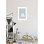 Komar Disney Edition 4 Wandbild Winnie Pooh Bye Bye Balloon (50 x 70 cm, Vlies)