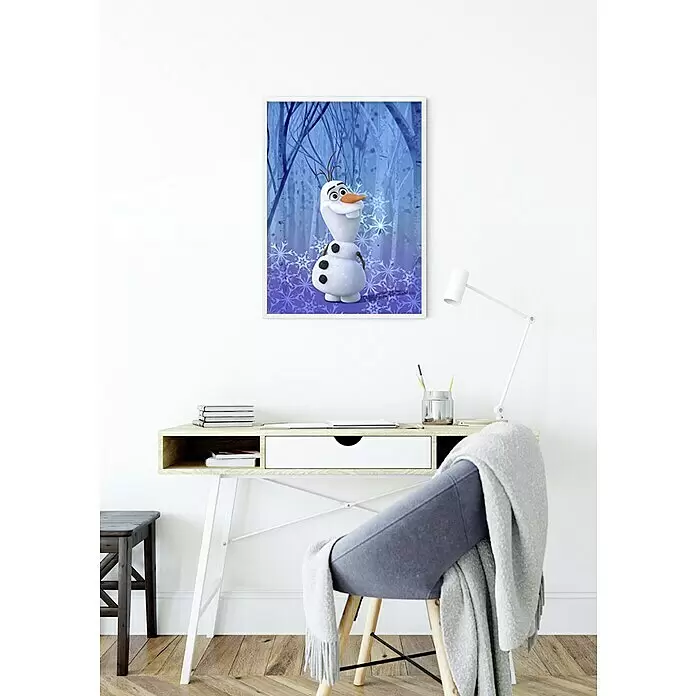 Komar Disney Edition 4 Poster Frozen Olaf Crystal - Disney, B x H: 50 x 70 cm - Stimmungsaufnahme