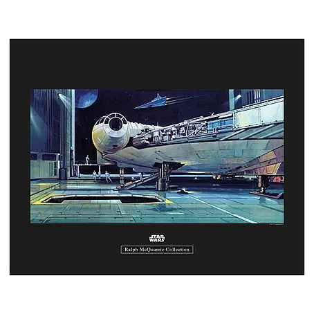 Komar Star Wars Poster RMQ Falcon Hangar