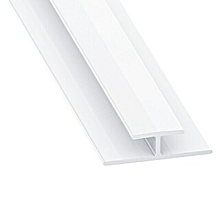 Kantoflex H-Profil (PVC, Blank, L x B: 1 000 x 25 mm)