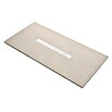 Camargue Plato de ducha Bering (L x An: 70 x 140 cm, Piedra artificial, Crema)