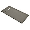 Camargue Plato de ducha Adriatic (L x An: 80 x 120 cm, Piedra artificial, Gris)