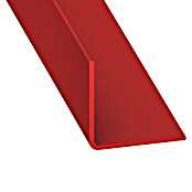 Kantoflex Winkelprofil (L x B x H: 2.000 x 20 x 20 mm, Stärke: 1 mm, PVC, Rot)