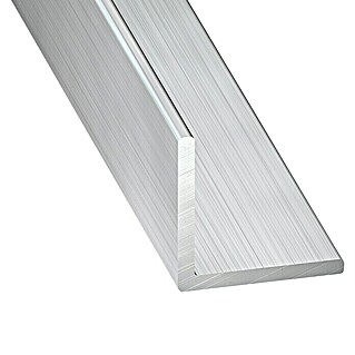 Kantoflex Winkelprofil (L x B x H: 2 500 x 50 x 50 mm, Stärke: 2 mm, Aluminium, Silber, Oberfläche: Roh)