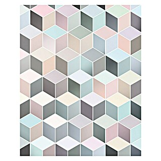 Komar Pure Fototapete Cubes Pastel (2 -tlg., B x H: 200 x 250 cm, Vlies)