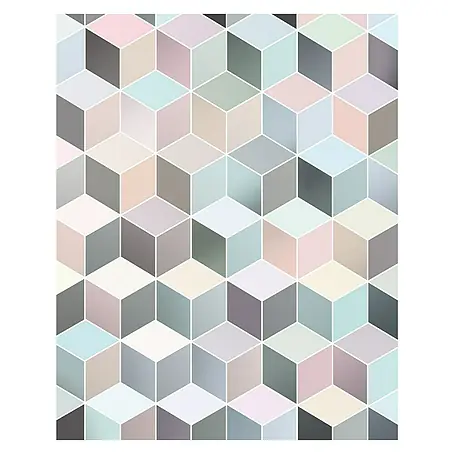 Komar Pure Fototapete Cubes Pastel