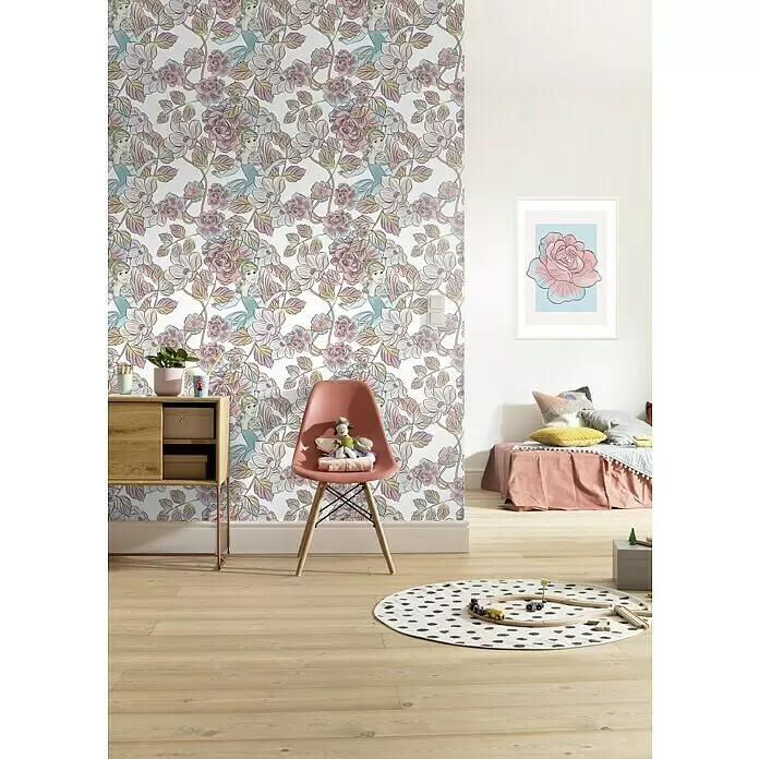 Komar Disney Edition 4 Fototapete Cinderella Blossom - 4 -tlg., B x H: 200 x 280 cm, Vlies - Stimmungsaufnahme