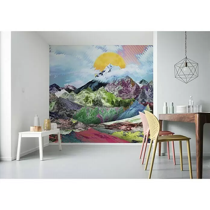 Komar Infinity Fototapete Mountain Top - 3 -tlg., B x H: 300 x 250 cm, Vlies - Stimmungsaufnahme