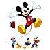 Komar Disney Edition 4 Dekosticker Mickey & Friends 