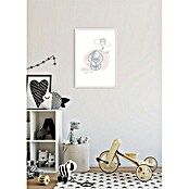 Komar Disney Edition 4 Wandbild Dumbo Sleepy (30 x 40 cm, Vlies)