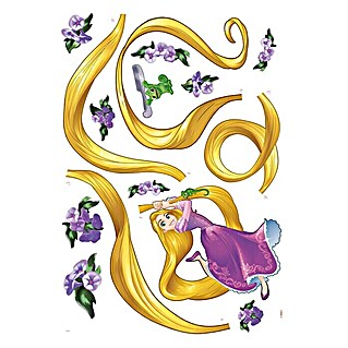 Komar Disney Edition 4 Dekosticker Rapunzel (15 -tlg., Bunt)
