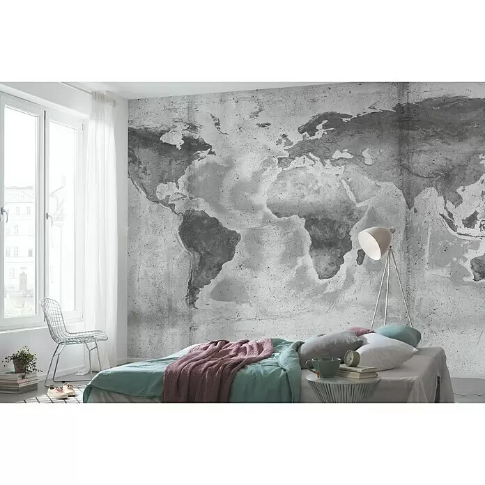 Komar Pure Fototapete Concrete World - 5 -tlg., B x H: 500 x 250 cm, Vlies - Stimmungsaufnahme