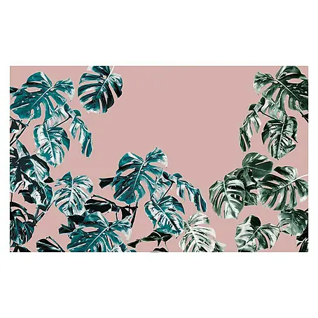 Komar Pure Fototapete Monstera Rosé